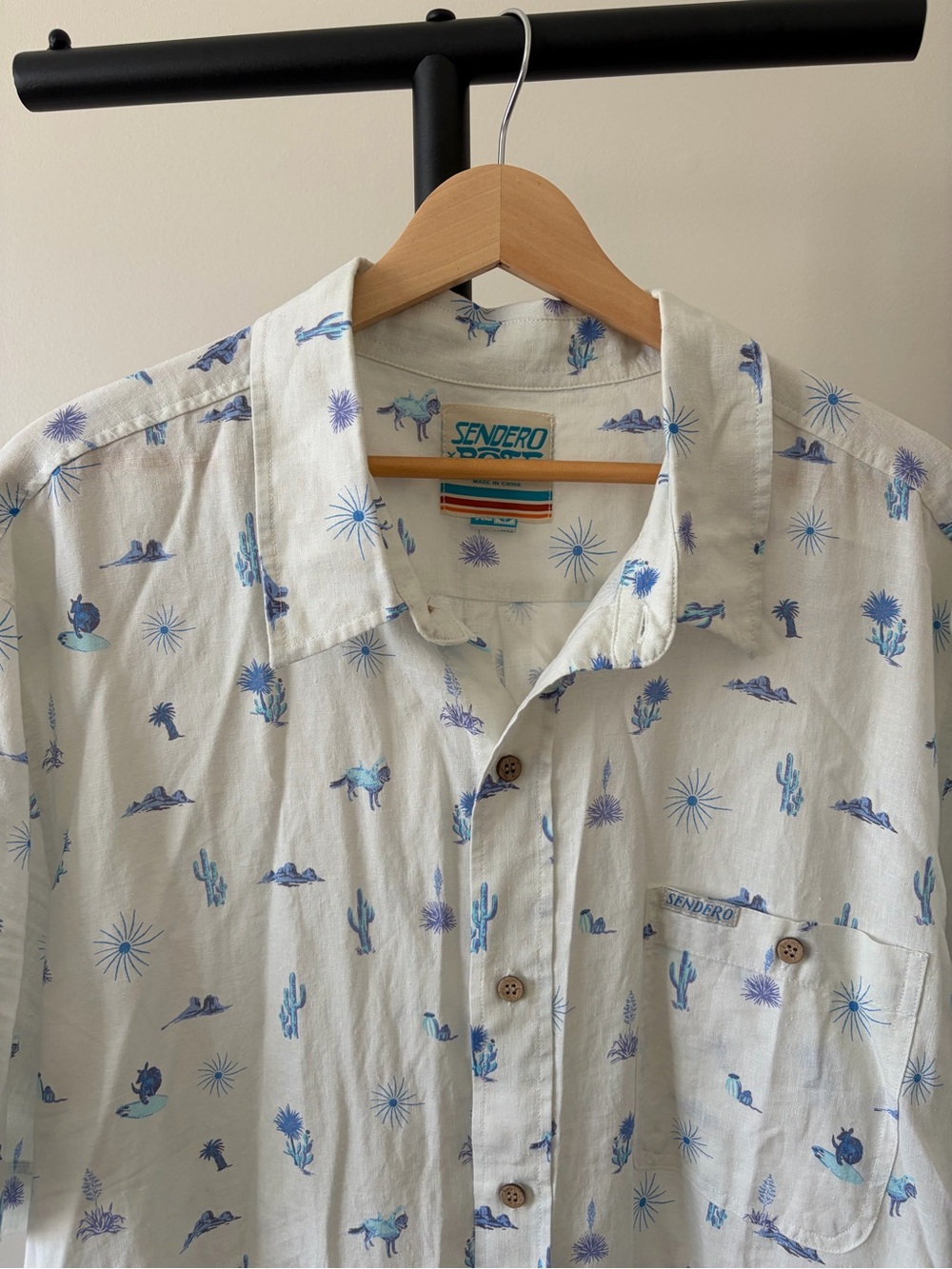 Linen Short-Sleeve Sendero Camp Shirt